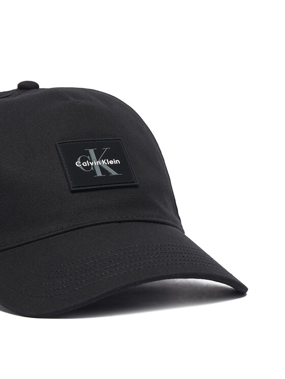 Calvin Klein Calvin Klein Kšiltovka Monologo Rubber Patch Bb Cap LV04D5136G Černá