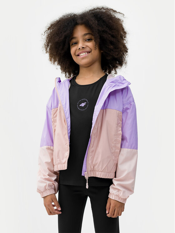 4F 4F Prijelazna jakna 4FJWSS24TJACF128 Ljubičasta Regular Fit