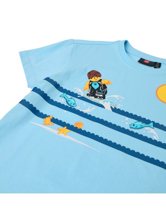 LEGO LEGO T-Shirt 12011219/5000 Niebieski Regular Fit