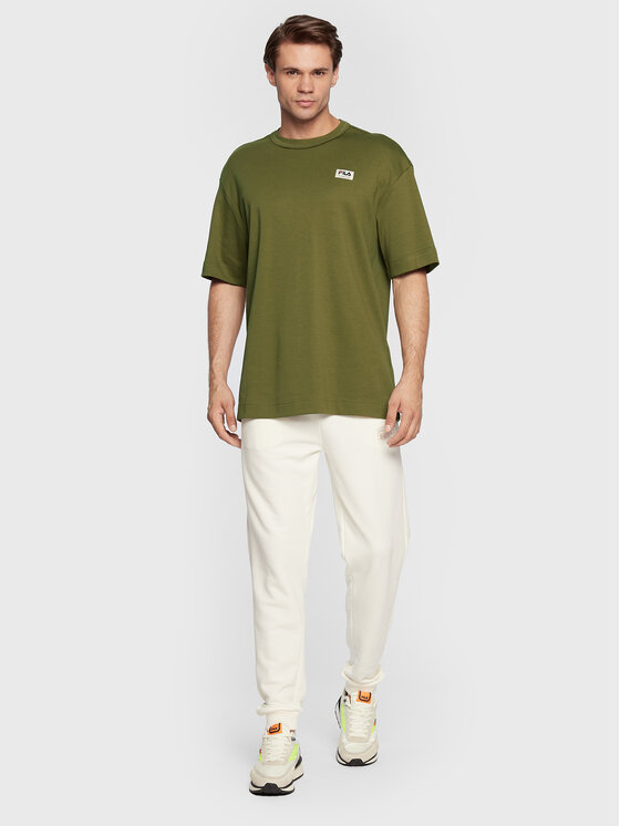 Fila Fila T-Shirt Taipas FAM0149 Zielony Oversize