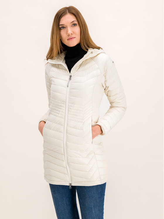 Columbia Columbia Geacă de iarnă Powder Lite 1748311 Écru Slim Fit