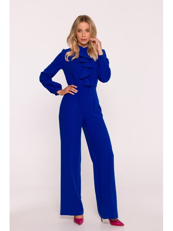 Stylove Stylove Kombinezon S420 Niebieski A-Line Fit