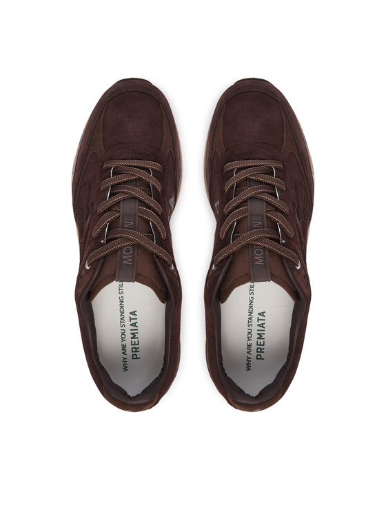 Premiata Premiata Sneakersy Moerun Var 8636 Brązowy ciemny
