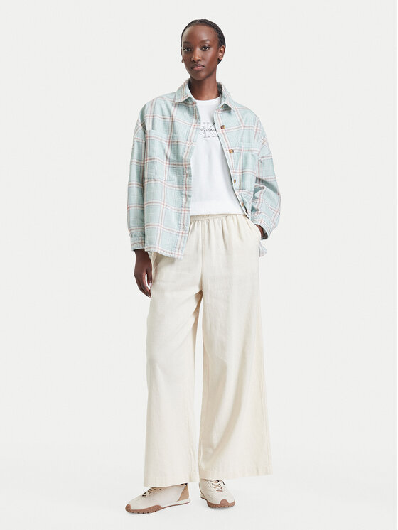 Billabong Billabong Košulja EBJWT00120 Svijetlo zelena Oversize