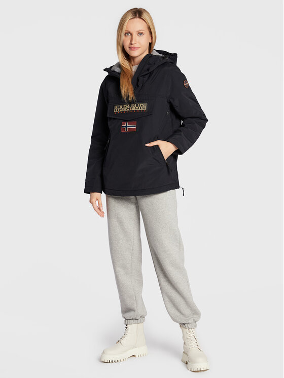 Napapijri Napapijri Anorak jakna Rainforest NP0A4GM6 Crna Regular Fit
