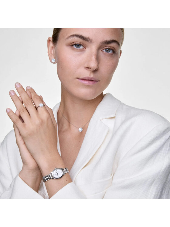 Daniel Wellington Daniel Wellington Zegarek DW00100808 Srebrny