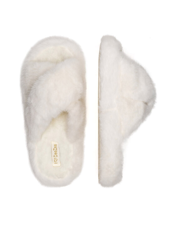 DeeZee DeeZee Kapcie P4194523 Écru