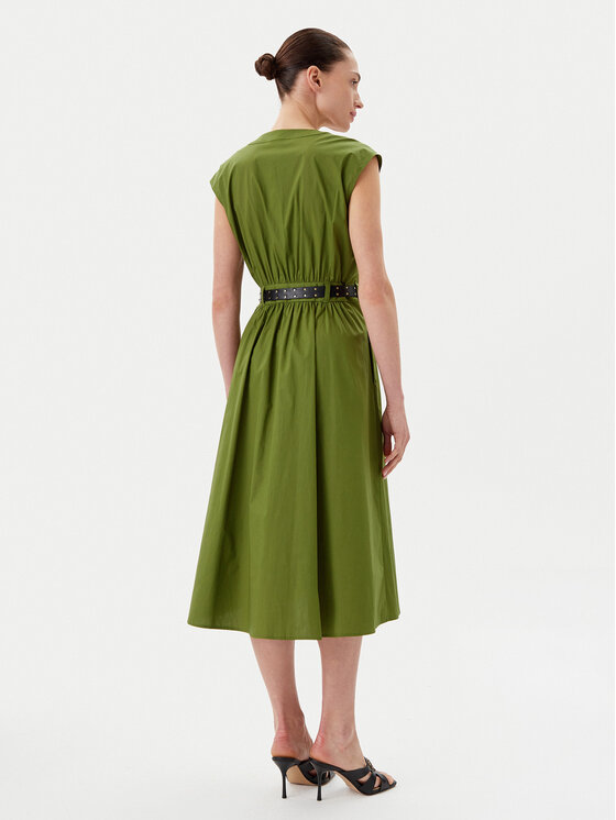 MICHAEL Michael Kors MICHAEL Michael Kors Sukienka codzienna MS5830KF4C Zielony Regular Fit