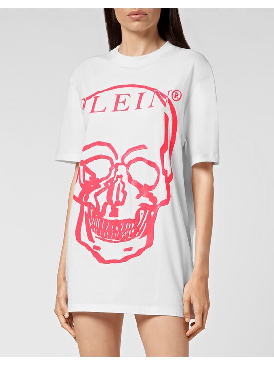 PHILIPP PLEIN PHILIPP PLEIN T-Shirt 3835 Biały Regular Fit