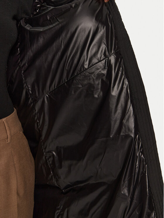 Hetregó Hetregó Pūkinė striukė Lena 8N697 Juoda Regular Fit