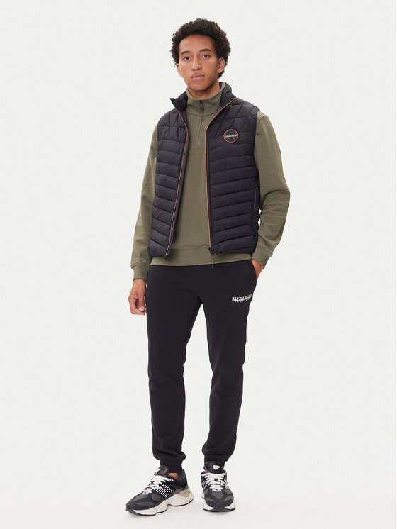 Napapijri Napapijri Prsluk A-Lapaz V NP0A4IA6 Crna Regular Fit