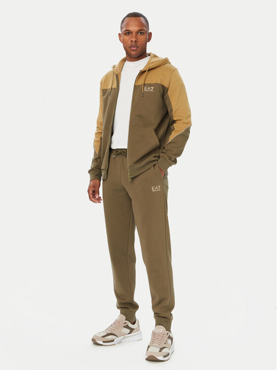 EA7 Emporio Armani EA7 Emporio Armani Jogginganzug 7M002411 AF10377 U7014 Khakifarben Regular Fit