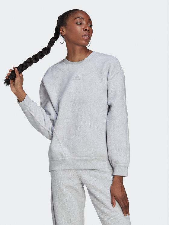 Női Pulóver adidas, Méret: 42, Szürke, Cozy Loungewear Sweatshirt HL9127