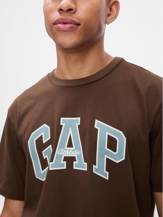 Gap Gap T-Shirt 797924-07 Brązowy Regular Fit