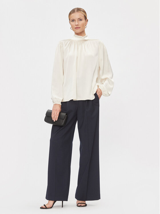 Dixie Dixie Majica C239Z013A Écru Loose Fit