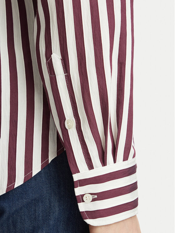 Tommy Hilfiger Tommy Hilfiger Košulja Fliud WW0WW52927 Tamnocrvena Regular Fit