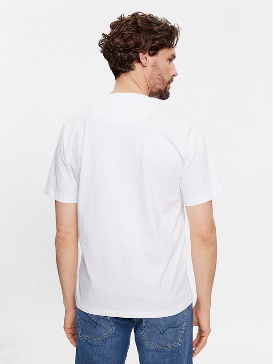 Pepe Jeans Pepe Jeans T-särk Clement PM509220 Valge Regular Fit