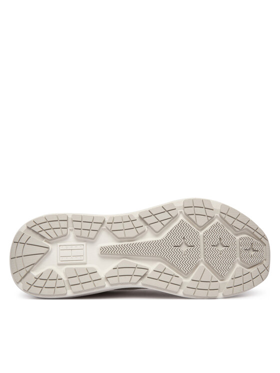 Tommy Jeans Tommy Jeans Sneakersy Runner Knitted EM0EM01713 Écru