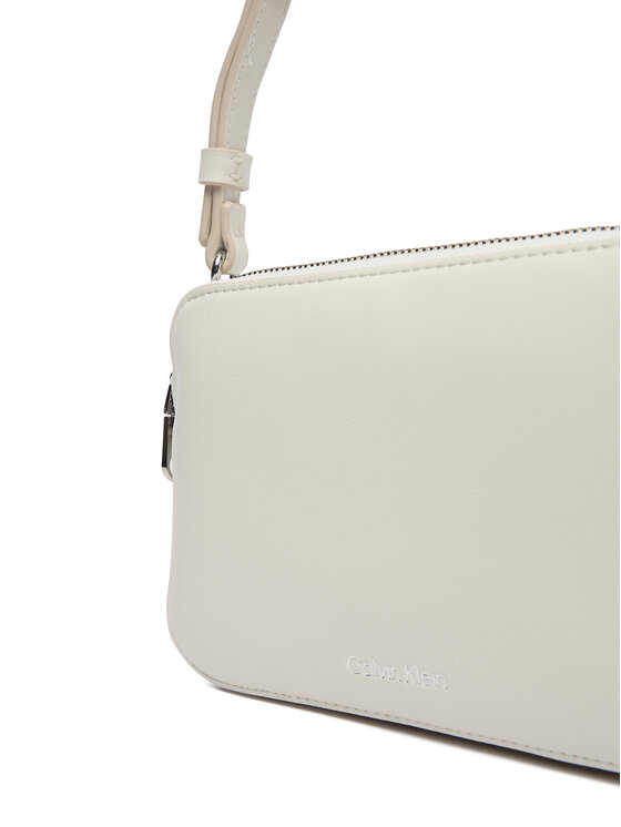 Calvin Klein Calvin Klein Kabelka Webbing Double Strap Camera Bag LV04F3165G Bílá