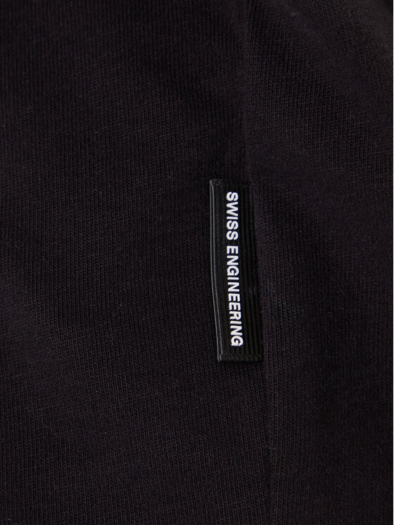 On On T-shirt Club-T 1ME1005 Crna Relaxed Fit