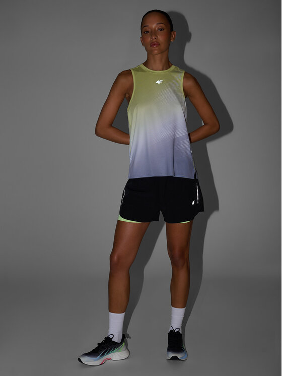 4F 4F Szorty sportowe JOY MOTION Czarny Regular Fit