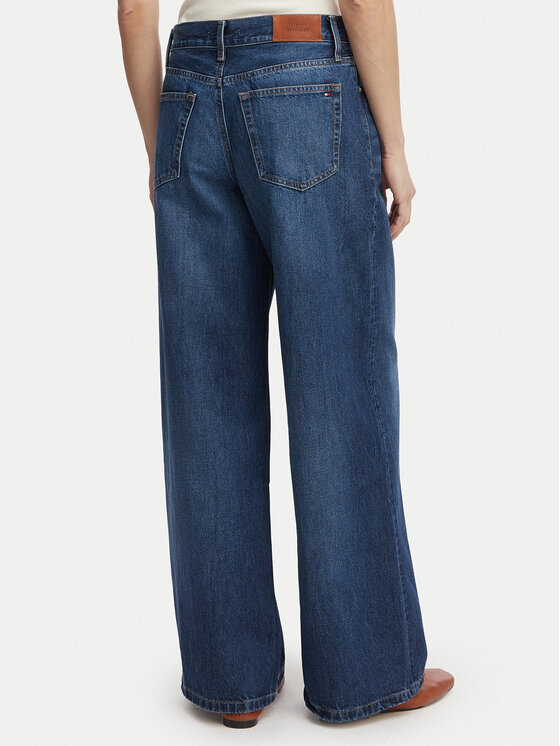 Tommy Hilfiger Tommy Hilfiger Jeans hlače WW0WW48567 Modra Loose Fit