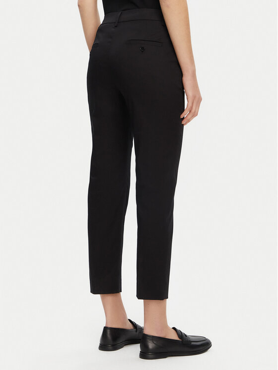 Weekend Max Mara Weekend Max Mara Pantaloni chino Cecco 2515131042 Nero Slim Fit