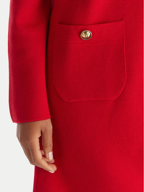 Luisa Spagnoli Luisa Spagnoli Strickkleid Magilla 100109 Rot Regular Fit