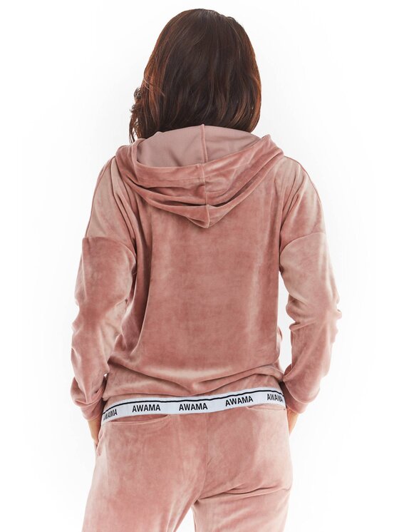 Awama Awama Mikina A371 Růžová Basic Fit