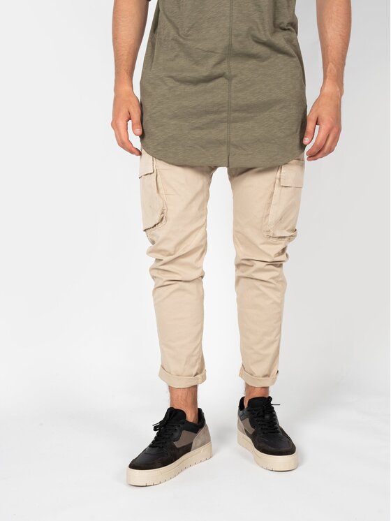 Xagon Xagon Pantaloni di tessuto P24032CR4036 Beige Slim Fit