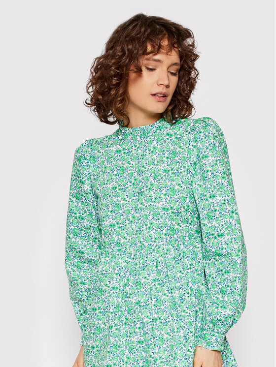 Vila Vila Kleid für den Alltag Flow 14077432 Grün Regular Fit