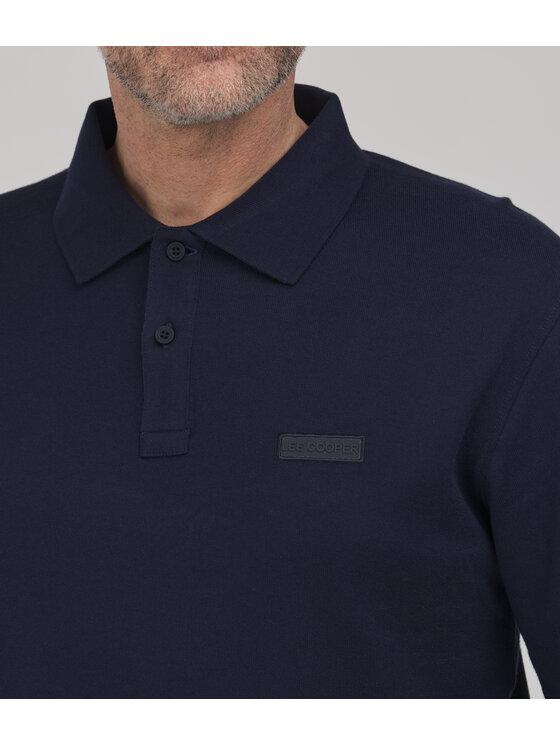 Lee Cooper Lee Cooper Polo MARIO Granatowy Regular Fit