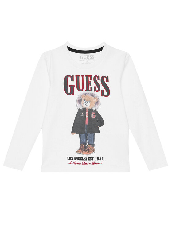 Guess Guess Halenka N5BI04 I3Z14 Bílá Regular Fit