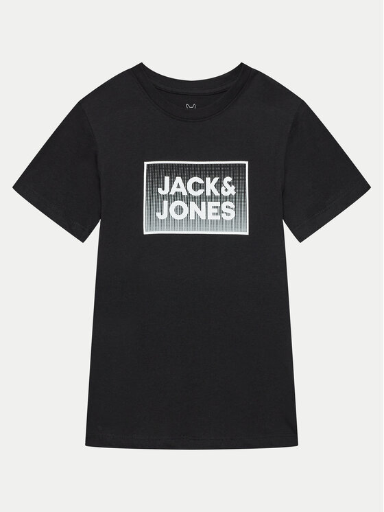 Jack&Jones Junior T-shirt Steel 12249633 Crna Standard Fit