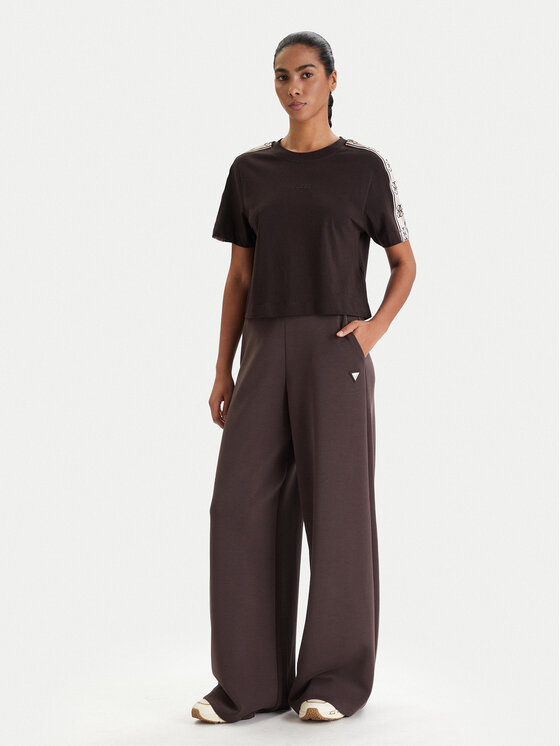 Guess Guess Majica V3RI08 I3Z14 Rjava Regular Fit