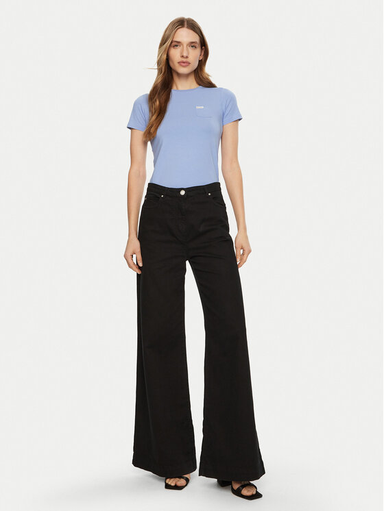 Guess Jeans Guess Jeans Tričko W5RI52 J1314 Modrá Regular Fit