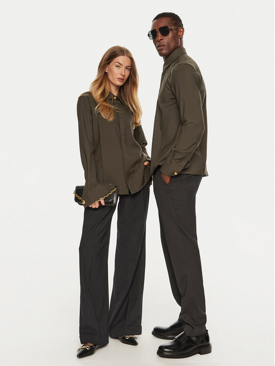 AMI PARIS AMI PARIS Ing USH012WV0026 Barna Regular Fit