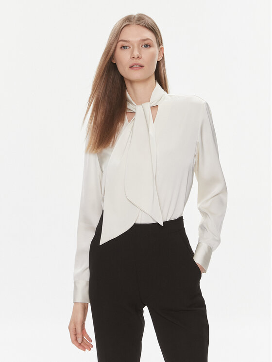 Calvin Klein Calvin Klein Blúz K20K206890 Ekru Regular Fit