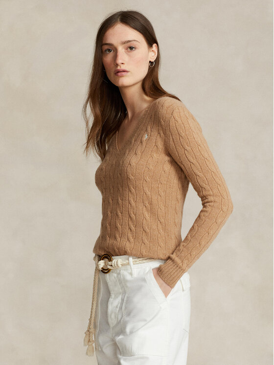 Polo Ralph Lauren Polo Ralph Lauren Džemper 211910422002 Bež Regular Fit