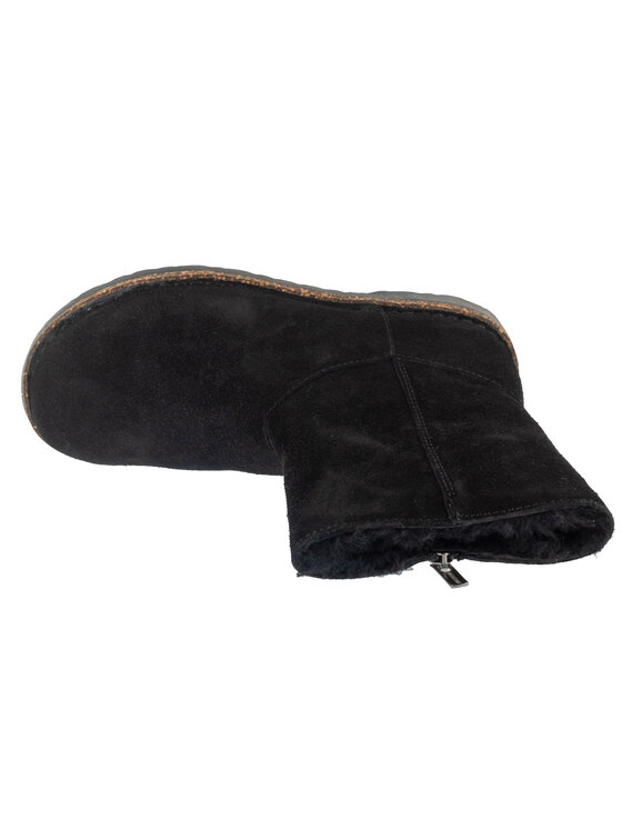 Birkenstock Birkenstock Śniegowce Uppsala Zip Shearling Czarny