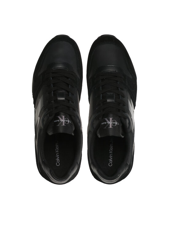 Calvin Klein Jeans Calvin Klein Jeans Tenisice Toothy Run Laceup Low Lth Mix YM0YM00744 Crna