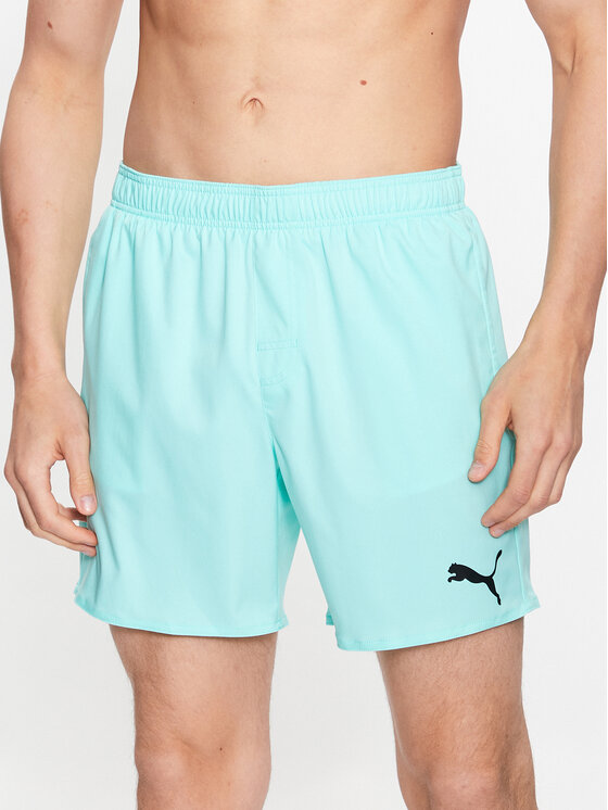 Puma Plavecké šortky 935088 Zelená Regular Fit