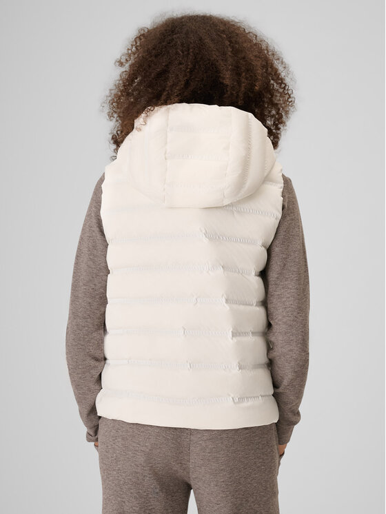 4F 4F Kamizelka CITY JACKETS Biały Regular Fit