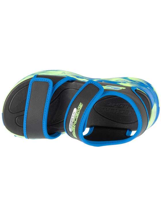 Skechers Skechers Sandały Skechers S-Lights: Sola Glow Sandal - Fusion Brights Czarny