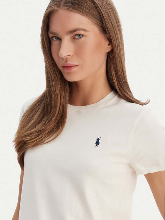 Polo Ralph Lauren Polo Ralph Lauren Póló 211971872003 Ekru Slim Fit