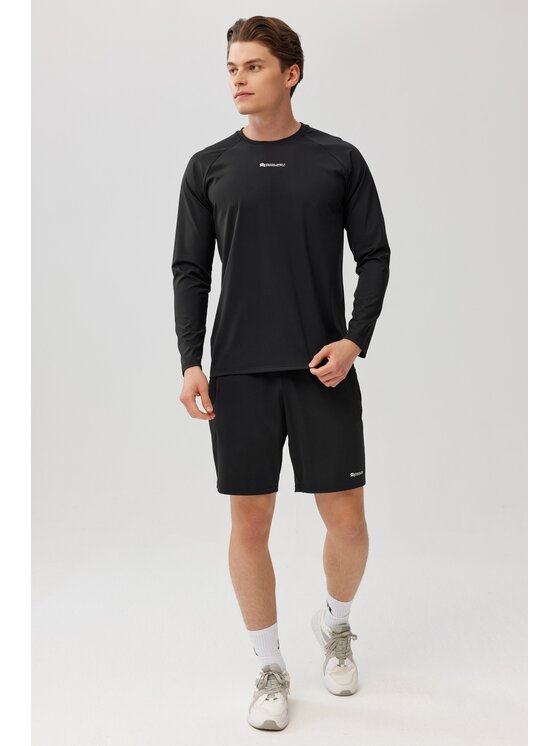 ROUGH RADICAL ROUGH RADICAL Koszulka techniczna PROOF TEE LS Czarny Reglan Fit