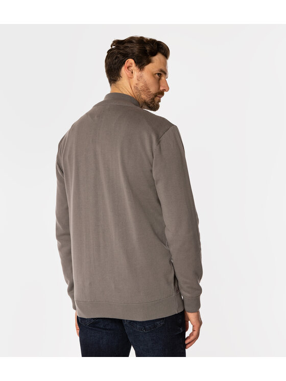 Lee Cooper Lee Cooper Kardigan CHAO Szary Regular Fit