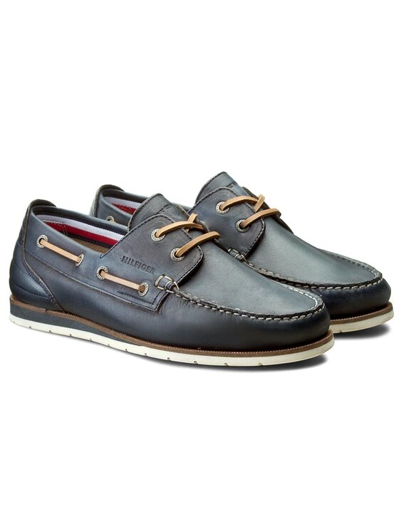 Tommy Hilfiger Tommy Hilfiger Mokasyny Coast 1A FM0FM00245 Granatowy