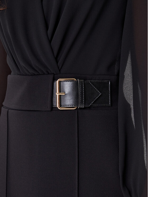 Rinascimento Rinascimento Kokteilikleit CFC0126228003 Must Slim Fit