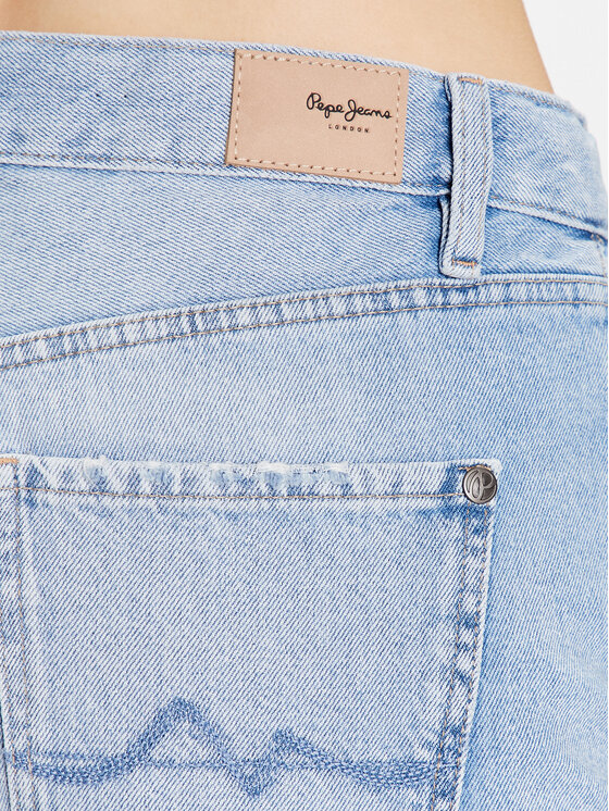 Pepe Jeans Pepe Jeans Szorty jeansowe Mable Short PL800997PE7 Niebieski Regular Fit